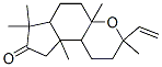 3-Vinyl-2,3,4a,5,6,6a,7,9,9a,9b-decahydro-3,4a,7,7,9a-pentamethylcyclopenta[f][1]benzopyran-8(1H)-one 结构式