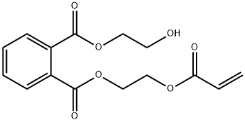 1,2-苯二甲酸-2-羟基乙基-2-[(2-丙烯酰基)氧基]乙基酯 结构式
