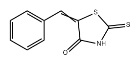 5-Benzylidene-2-thioxothiazolidin-4-one 结构式