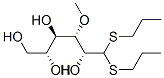 3-O-Methyl-D-glucose dipropyl dithioacetal 结构式
