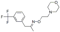 1-[m-(Trifluoromethyl)phenyl]-2-propanone O-(2-morpholinoethyl)oxime 结构式