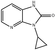 3-环丙基-1H-咪唑并[4,5-B]吡啶-2(3H)-酮 结构式