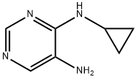 4,5-Pyrimidinediamine, N4-cyclopropyl- (9CI) 结构式