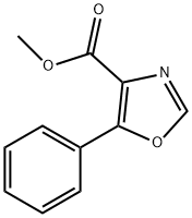 5-苯基噁唑-4-甲酸甲酯 结构式
