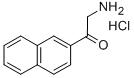 2-氨基-1-(萘-2-基)乙-1-酮盐酸盐 结构式