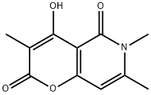 2H-Pyrano[3,2-c]pyridine-2,5(6H)-dione, 4-hydroxy-3,6,7-trimethyl- (9CI) 结构式