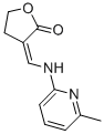 3-((6-METHYLPYRIDIN-2-YLAMINO)METHYLENE)DIHYDROFURAN-2(3H)-ONE 结构式