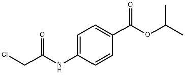 ISOPROPYL 4-[(CHLOROACETYL)AMINO]BENZOATE 结构式