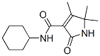 1H-Pyrrole-3-carboxamide,N-cyclohexyl-2,5-dihydro-4,5,5-trimethyl-2-oxo- 结构式