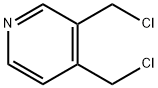 吡啶,3,4-双(氯甲基)-(9CI) 结构式