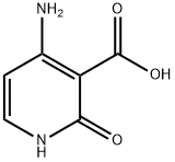 3-Pyridinecarboxylic  acid,  4-amino-1,2-dihydro-2-oxo- 结构式