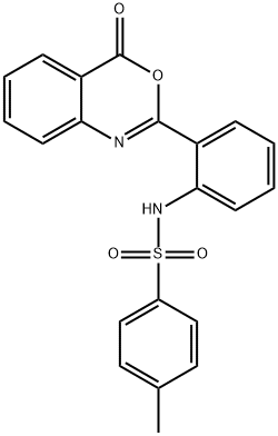 2-(2-(对甲苯磺酰基氨基)苯基)-4H-3,1-苯并恶嗪-4-酮 结构式