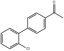 1-(2'-CHLORO-BIPHENYL-4-YL)-ETHANONE 结构式