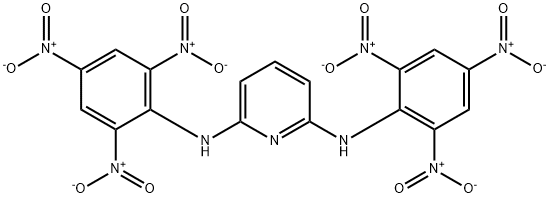 N,N'-Bis(2,4,6-trinitrophenyl)-2,6-pyridinediamine 结构式