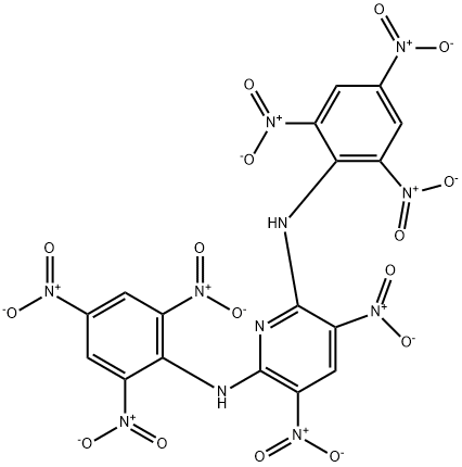 3,5-二硝基-N,N'-二(2,4,6-三硝基苯基)-2,6-吡啶二胺 结构式