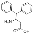 3-AMINO-4,4-DIPHENYL-BUTANOIC ACID 结构式