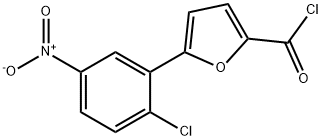5-(2-氯-5-硝基苯)呋喃-2-甲酰氯 结构式