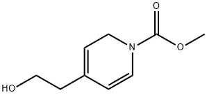 1(2H)-Pyridinecarboxylic  acid,  4-(2-hydroxyethyl)-,  methyl  ester 结构式