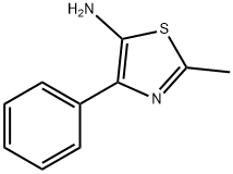 2-甲基-4-苯基噻唑-5-胺 结构式