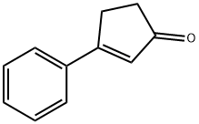 3-苯基-2环戊烯酮酮 结构式