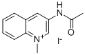 3-Acetamido-1-methylquinolinium iodide 结构式