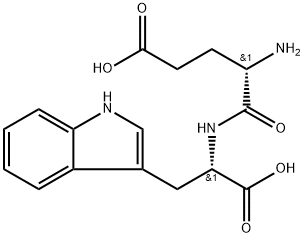 H-GLU-TRP-OH 结构式