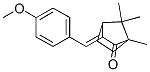 3-[(4-methoxyphenyl)methylene]-1,7,7-trimethylbicyclo[2.2.1]heptan-2-one 结构式