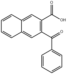 3-BENZOYL-2-NAPHTHOIC ACID 结构式