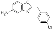 2-(4-CHLORO-BENZYL)-BENZOOXAZOL-5-YLAMINE 结构式