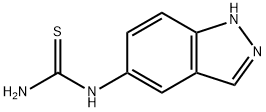 1-(1H-indazol-5-yl)thiourea 结构式