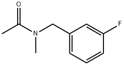 Acetamide,  N-[(3-fluorophenyl)methyl]-N-methyl- 结构式