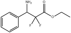 3-氨基-2,2-二氟苯基丙酸乙酯 结构式