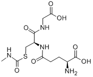 S-(N-methylcarbamoyl)glutathione 结构式