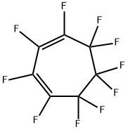 1,2,3,4,5,5,6,6,7,7-Decafluoro-1,3-cycloheptadiene 结构式