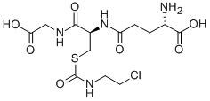 S-((2-chloroethyl)carbamoyl)glutathione 结构式