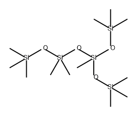 1,1,1,3,5,5,7,7,7-Nonamethyl-3-(trimethylsiloxy)tetrasiloxane 结构式