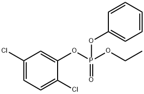 2,5-Dichlorophenyl ethyl phenyl phosphate 结构式