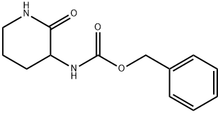 2-氧代-3-哌啶氨基甲酸苄酯 结构式