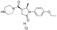 (4R,5R)-1-(4-ethoxyphenyl)-5-methyl-4-(piperazine-1-carbonyl)pyrrolidi n-2-one hydrochloride 结构式