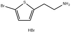 2-(5-溴噻吩-2-基)乙胺氢溴酸盐 结构式