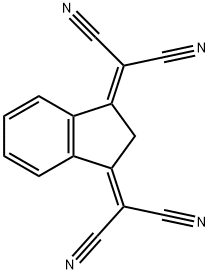 1,3-双(二氰基亚甲基)茚满 结构式