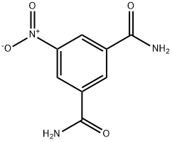 5-硝基苯-1,3-二甲酰胺 结构式