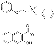羟萘酸苄酚宁 结构式