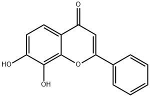 7,8-二羟基黄酮 结构式