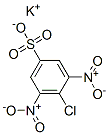 4-氯-3,5-二硝基苯磺酸钾 结构式