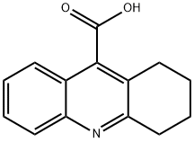 1,2,3,4-四氢丫啶-9-羧酸 结构式
