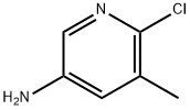 3-甲基-2-氯-5-氨基吡啶 结构式