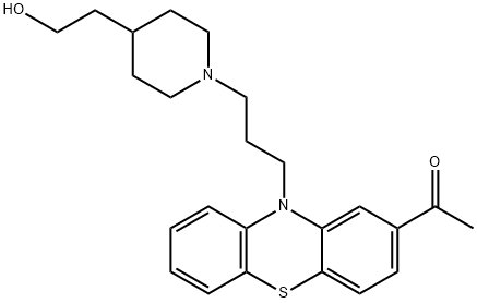 乙酰哌普嗪 结构式