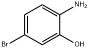 2-氨基-5-溴苯酚 结构式
