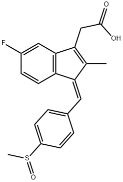 舒林酸 结构式